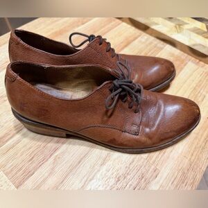 Frye Women's Brown Leather Loafers